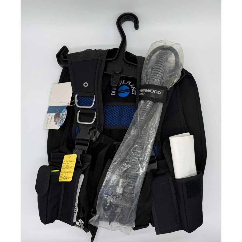 Sherwood Scuba Freedom CQR BCD Size Medium - Dive The Planet Edition - NEW/NOS